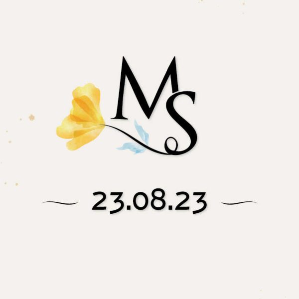 לוגו חתונה מאיה ושגיא